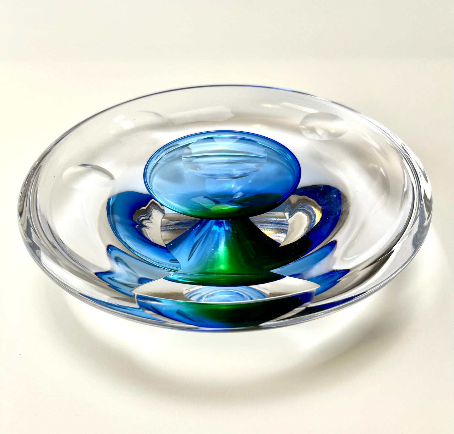 Blue Green bowl by Zach Yuskanich