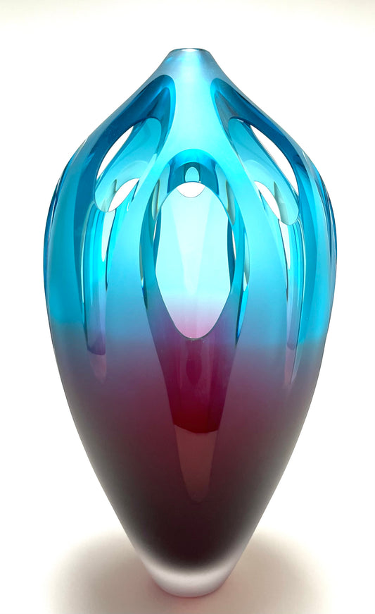 Large Teal and Aquamarine